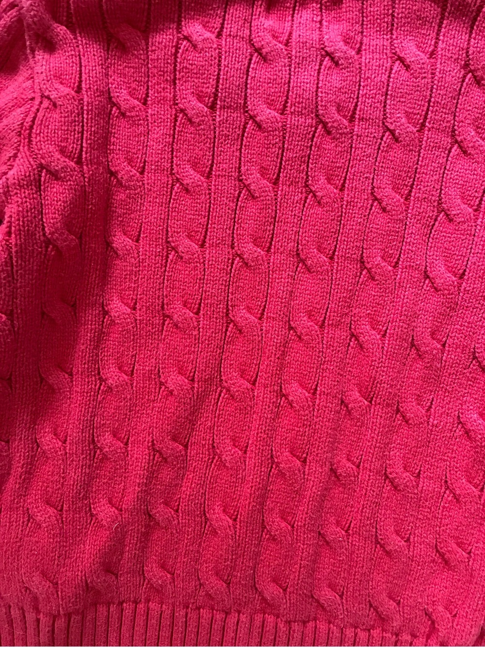 Polo by Ralph Lauren Kids Red Cable Knit Sweater - Picture 4 of 4